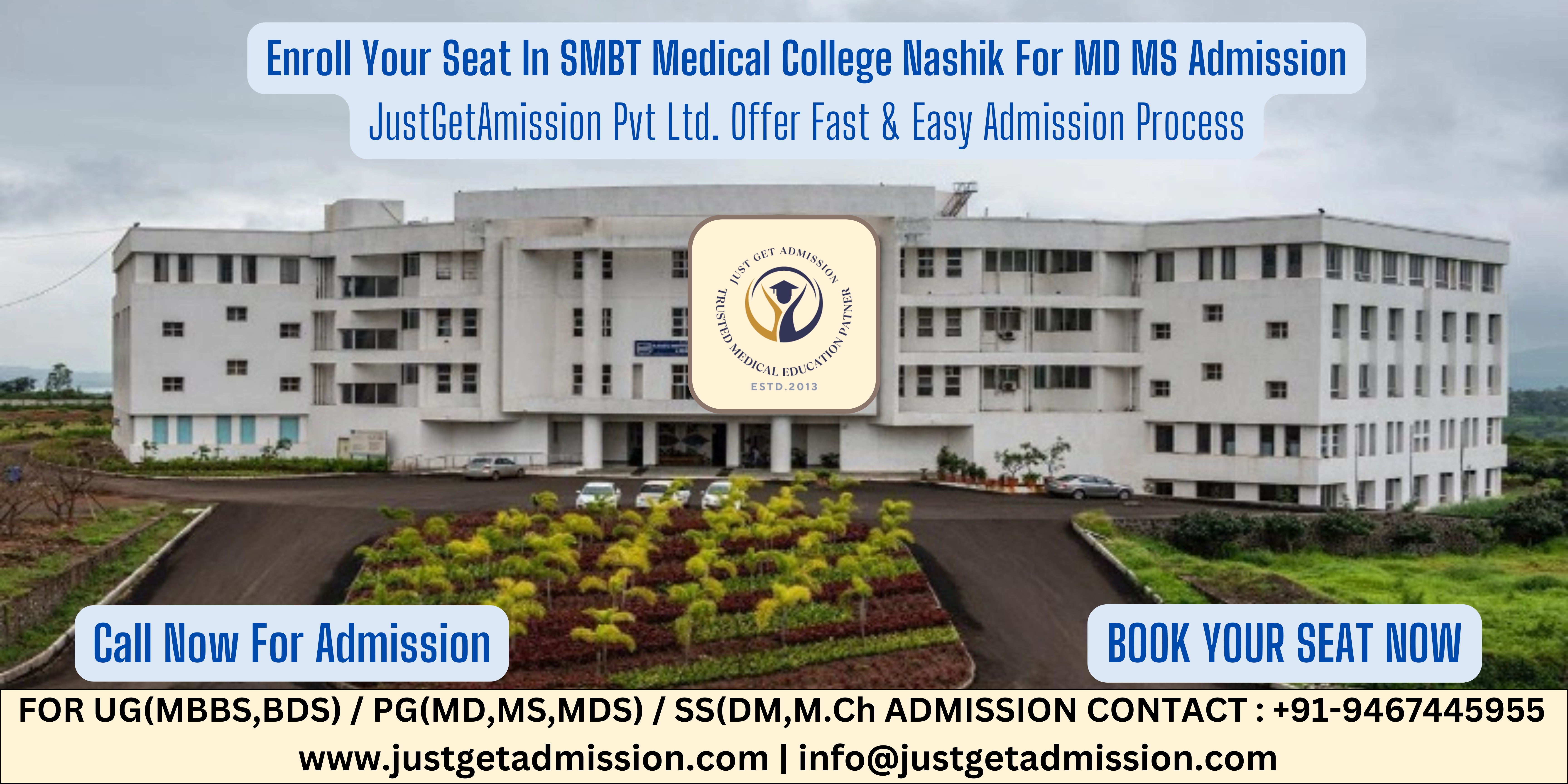 SMBT Medical College Nashik NEET PG 2024-25: Admission, Courses, Cut-off, fees, Bond, Stipend, etc.